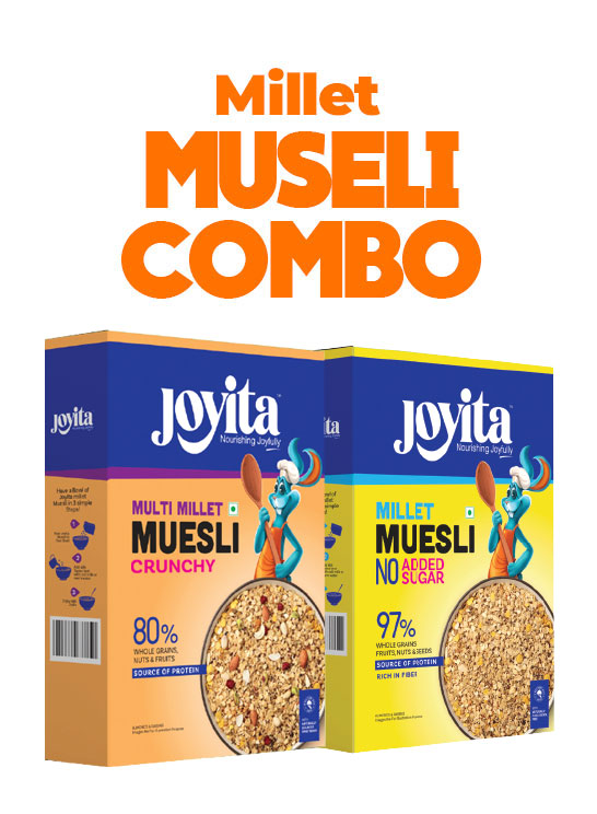 Multi Millet Muesli Crunchy + Millet Muesli no sugar